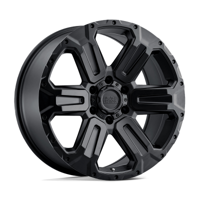 Black Rhino Hard Alloys - Black Rhino Wheels 1785WKA126135M87 WANAKA 17x8.5 6x135 12mm Matte Black