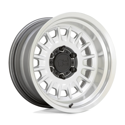 Black Rhino Hard Alloys - Black Rhino Wheels 1790ALS-86140S06 ALISO 17x9 6x5.5 -38mm Gloss Silver