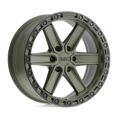 Black Rhino Hard Alloys - Black Rhino Wheels HENDERSON 17x9 6x135 0mm Olive Green 1790HDS006135N87