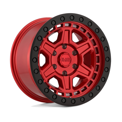 Black Rhino Hard Alloys - Black Rhino Wheels 1790REN006140R12 RENO 17x9 6x5.5 0mm Candy Red/Black