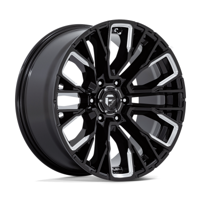 Fuel 1PC - Fuel Off Road D84920908450 D849 REBAR 20x9 6x5.5 1mm Gloss Black/Milled