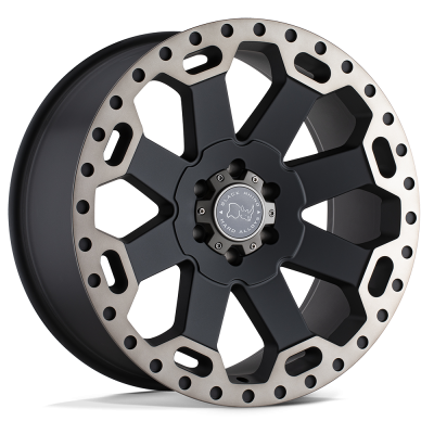 Black Rhino Hard Alloys - Black Rhino Wheels 1790WAR-26140M12 Warlord 17x9 6x5.5 -12mm Matte Black