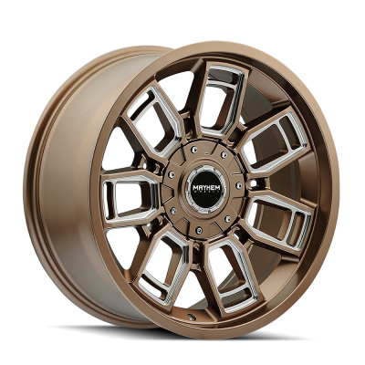 Mayhem - Mayhem Wheels 8118 Ordinance 20x9 5x5.0/5.5 0mm Matte Bronze/Milled 8118-2952MZ