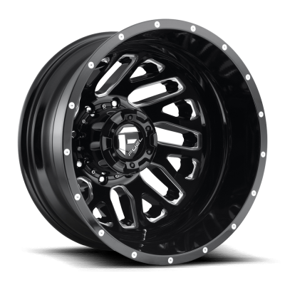 Fuel 1PC - Fuel Off Road D58120829335 D581 TRITON 20x8.25 8x210 -221mm Gloss Black/Milled
