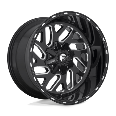 Fuel 1PC - Fuel Off Road D581 TRITON 24x12 6x135/5.5 -44mm Gloss Black/Milled D58124209847