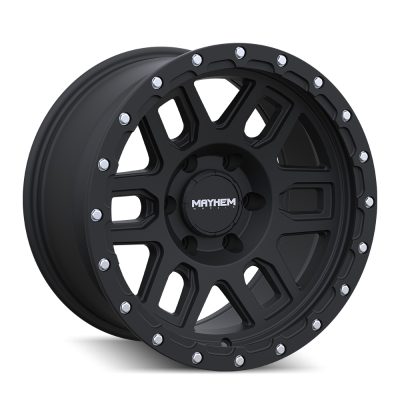 Mayhem - Mayhem Wheels 8304 Delta 17x9 6x5.5 0mm Matte Black/Black 8304-7983MB