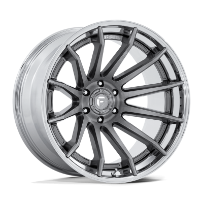 Fuel 1PC - Fuel Off Road FC403 BURN 20x10 5x5.0 -18mm Platinum/Chrome FC403AP20105018N