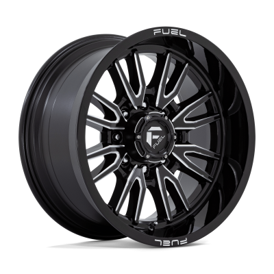 Fuel 1PC - Fuel Off Road D761 CLASH 20x10 8x6.5 -18mm Gloss Black/Milled D76120008247