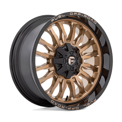 Fuel 1PC - Fuel Off Road D79720008247 D797 ARC 20x10 8x6.5 -18mm Platinum Bronze/Black