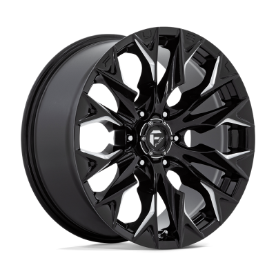 Fuel 1PC - Fuel Off Road D803 FLAME 20x9 6x5.5 20mm Gloss Black/Milled D80320908457