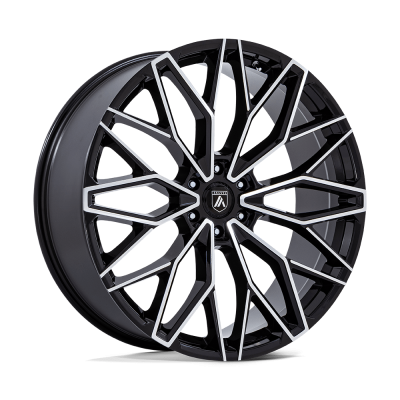 Asanti - Asanti Wheels AB050 MOGUL 6 22x9.5 6x5.5 25mm Black/Machined AB050BD22956825