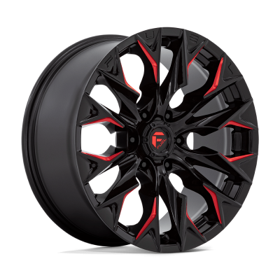 Fuel 1PC - Fuel Off Road D82320908457 D823 FLAME 20x9 6x5.5 20mm Gloss Black/Candy Red