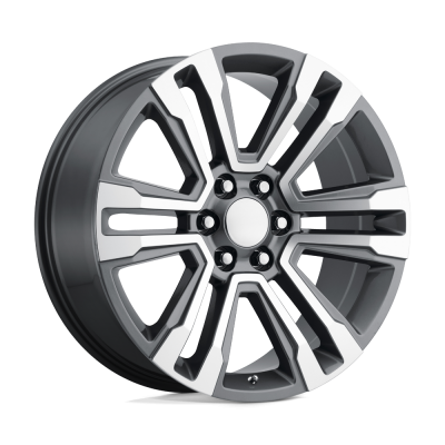Performance Replicas - Performance Replicas PR182 20x9 6x5.5 24mm Gunmetal/Machined 182GM-295824