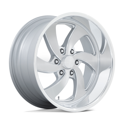 US Mag 1PC - US Mag Wheels U134 DESPERADO 20x8 6x5.5 1mm Silver/Brushed U1342080D8+01L