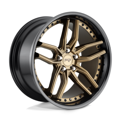 Niche 1PC - Niche Wheels M195 METHOS 20x10.5 5x112 40mm Matte Bronze/Black M1952005F8+40
