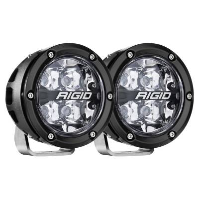Rigid Industries - Rigid Industries 36402 360-Series 4" Spot LED Light RGBW Backlight Pair