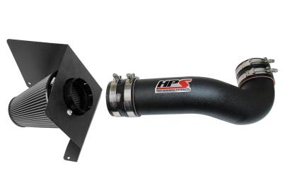 HPS Performance - HPS 827-622WB Black Air Intake Kit for 07-08 GM Trucks & SUV's 4.8L-6.2L