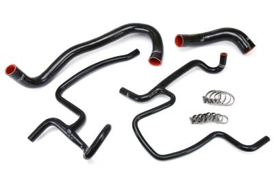 HPS Performance - HPS 57-1328-BLK Silicone Replace OEM Rubber Radiator Coolant Hoses