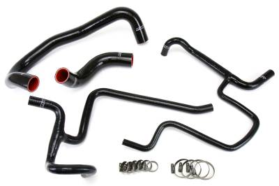 HPS Performance - HPS 57-1327-BLK Black Radiator/Heater Coolant Hose Kit for 05-10 Chrysler 300C