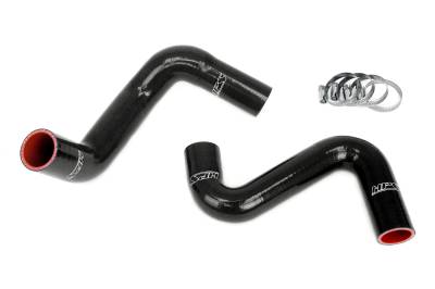 HPS Performance - HPS 57-1992-BLK Black Radiator Coolant Hose Kit for Nissan 240SX S13/14/15 Swap