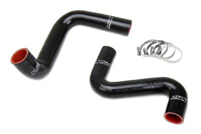 HPS Performance - HPS 57-2060-BLK Black Radiator Coolant Hose Kit for Nissan 240SX w/LS Swap