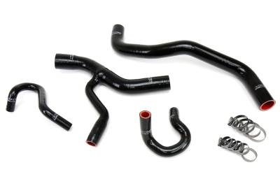 HPS Performance - HPS 57-1416-BLK Black Radiator/Heater Coolant Hose Kit for 96-01 Ford Mustang GT