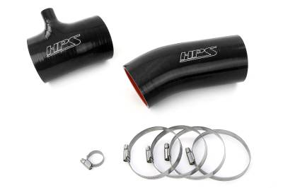 HPS Performance - HPS 57-2104-BLK Black Air Intake Hose Kit for 91 92 Toyota Land Cruiser FJ80 3FE
