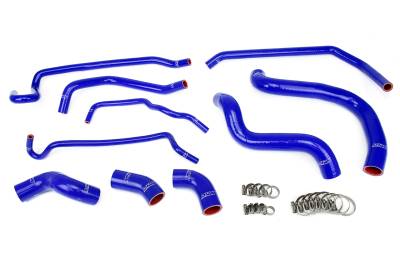HPS Performance - HPS 57-1429-BLUE Blue Radiator/Heater Coolant Hose Kit for 11-14 Ford Mustang GT