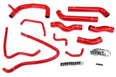 HPS Performance - HPS 57-1432-Red Red Radiator Hose Kit for 00-05 Toyota MR2 Spyder 1.8L
