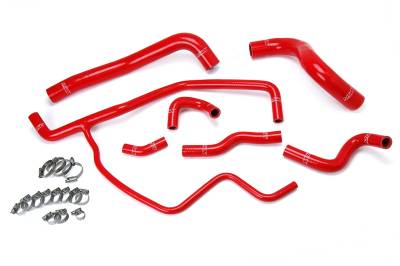 HPS Performance - HPS 57-1583-Red Red Radiator/Heater Coolant Hose Kit for 11-20 Dodge Charger