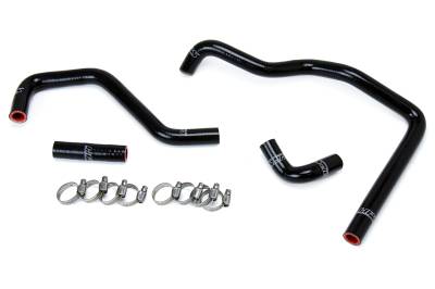 HPS Performance - HPS 57-1587-BLK Black Heater Coolant Hose Kit for 84-88 Toyota Pickup 22RE
