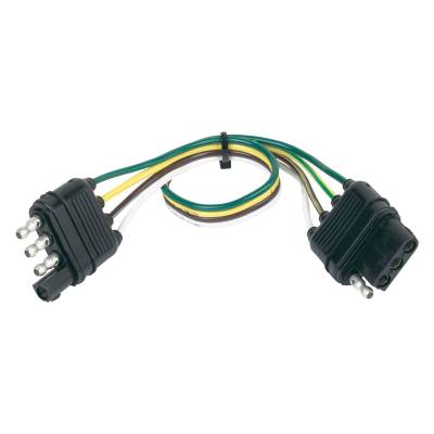 Husky Towing - Husky Towing 30312 for 4 Wire Flat Plug 12" Length Single