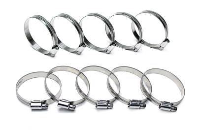 HPS Performance - HPS EMSC-12-22x10 Stainless Steel Embossed Hose ClampSize #6 1/2"-13/16" 10pc