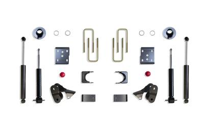 MaxTrac - MaxTrac K333224S 2"/4" LOWERING Strut Kit 15-25 Ford F150 2wd