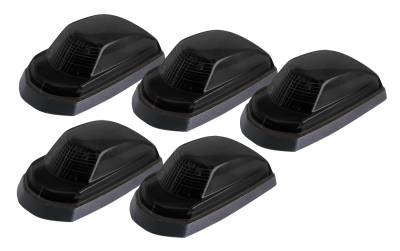 Pacer Performance - Pacer 20-237S LED Amber Hi-5 Cab Roof Light Kit 17-20 Ford Style