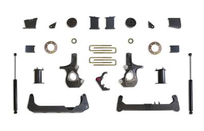 MaxTrac - MaxTrac K941370 7/5" Lift Kit w/MaxTrac Shocks for 07-13 Silverado 1500 2WD/4WD