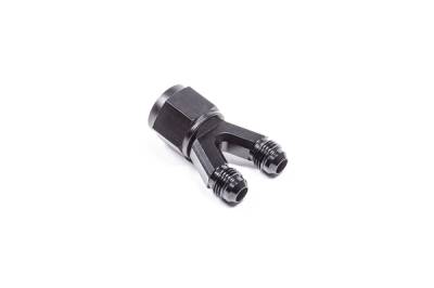 RADIUM Engineering - RADIUM Engineering 14-0490 Y-Adapter 6AN Male 6AN Male 10AN Female