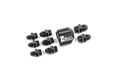 RADIUM Engineering - RADIUM Engineering 20-0237 DISTRIBUTION BLock 3 INTO 1 w/FittingS