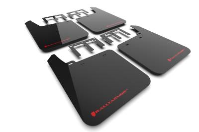 Rally Armor - Rally Armor MF100-UR-BLK-RD Black Mud Flap Red Logo