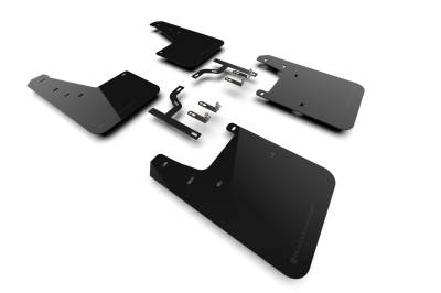 Rally Armor - Rally Armor MF88-UR-BLK-MBK Black Mud Flap Metallic Black Logo