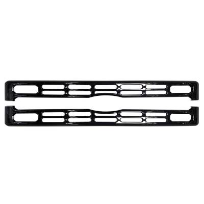 Ecoological - Ecoological GHD01 Grille Overlays Gloss Black 23-26 Ford F250/F350 XL/XLT