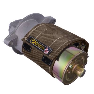Heatshield Products - Heatshield 501071 Mini Starter Heat Shield Lava Rock Natural 18x3.5" Velcro Each