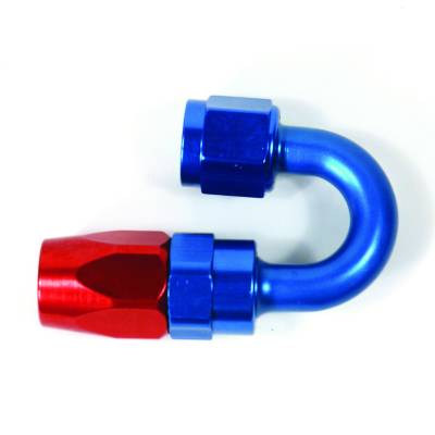 SpeedFx - SpeedFX 511680 Hose End Fitting -16AN 180-DEG Red/Blue Aluminum EACH