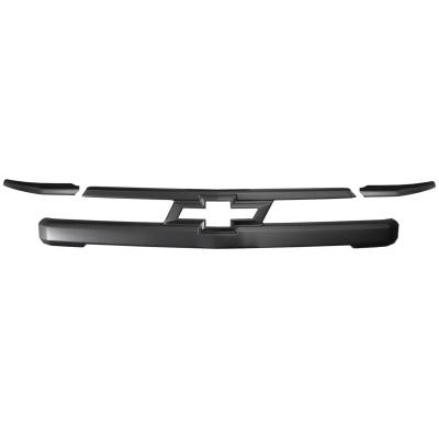 Ecoological - Ecoological G-FK02 Grille Overlays Matte Black for 22-26 Chevy Silverado 1500