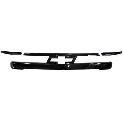 Ecoological - Ecoological G-FK01 Grille Overlays Gloss Black for 22-26 Chevy Silverado 1500