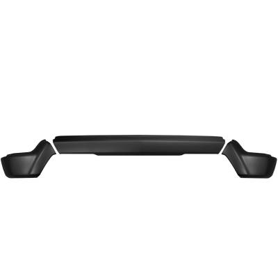 Ecoological - Ecoological FK0102 BumperShellz Front Bumper Overlays Black 22+ Silverado 1500