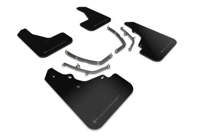 Rally Armor - Rally Armor MF61-UR-BLK/DGRY Black Mud Flap Dark Grey Logo