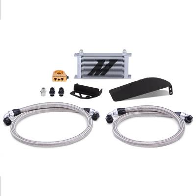 Mishimoto - Mishimoto MMOC-CTR-17TSL Silver Oil Cooler for 17-21 Honda Civic Type R