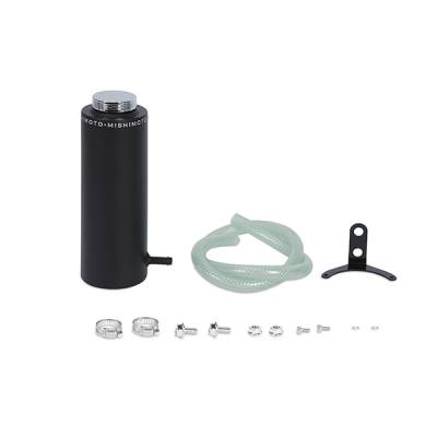 Mishimoto - Mishimoto MMRT-CAWBK Aluminum Coolant Reservoir Tank Wrinkle Black