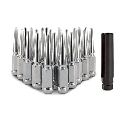 Mishimoto - Mishimoto MMLG-SP1215-24CH Mishimoto Spiked Lug Nuts M12x1.5 24-PC Set